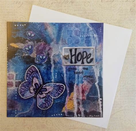 Greeting Card Hope Inspirational Card Encouraging Card Etsy