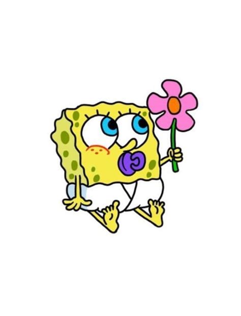 Baby Spongebob Spongebob Painting Spongebob Drawings Cartoon