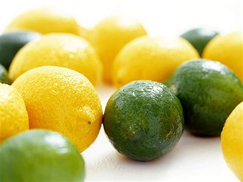Hd Wallpaper Lemon Fruits Lime Citrus Citrus Fruit Food Freshness