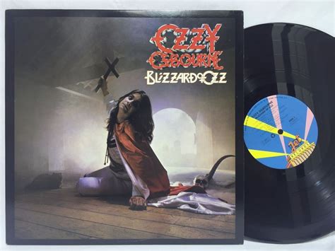 Ozzy Osbourne Blizzard Of Ozz Jet Jz 36812 Lp Vinyl Record Vinyl