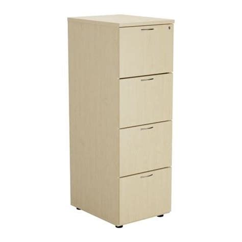 Bisley steel filing cabinets are sturdy and environmentally manufactured from recycled steel in the uk. Buy 4 Drawer Filing Cabinet - Maple Ref TES4FCMA ...