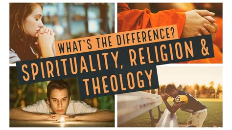 What Is The Difference Between Spirituality Religion And Theology