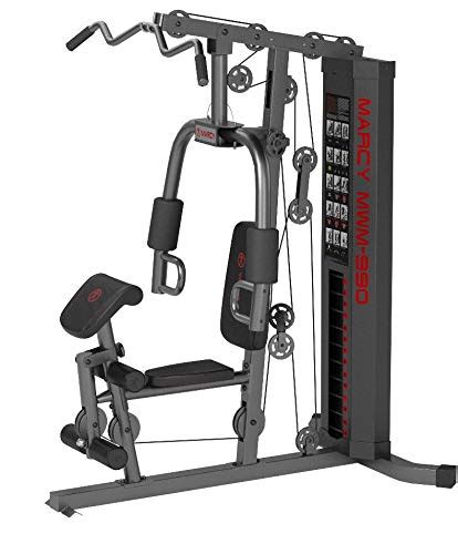 Marcy 150 Lb Multifunctional Home Gym Station For Total Body Training
