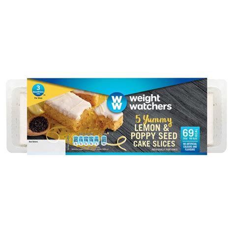 Morrisons Weight Watchers Lemon Cake Slices 5 Per Pack Product Information