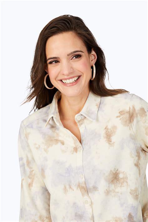 Zoey Vegetable Tie-Dye Shirt - Ivory Multi Tie Dye / M | Tie dye shirt