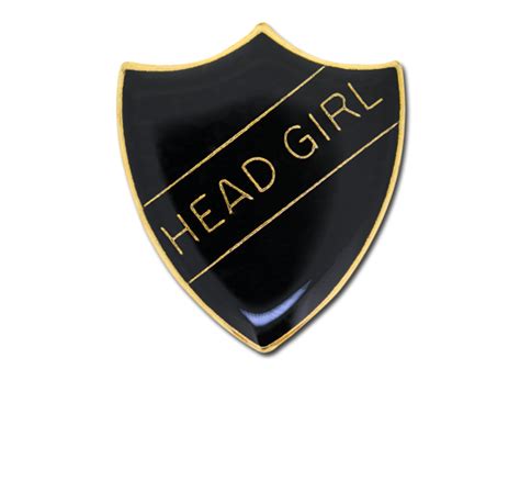 Head Girl Enamelled Shield Badge