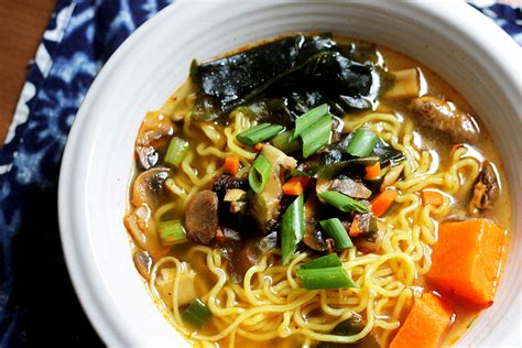 Vegan Soup Recipes Korean Ramen Noodle Soup