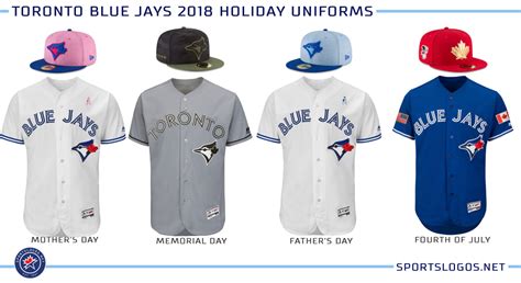 Toronto blue jays caps & apparel. Toronto Blue Jays 2018 Holiday Uniforms | Chris Creamer's ...