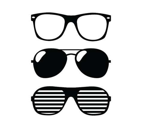 Aviator Sunglasses Svg File For Cricut Vector Icon