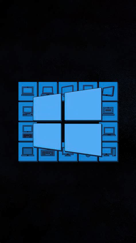 540x960 Windows 10 Dark Logo 5k 540x960 Resolution Hd 4k Wallpapers