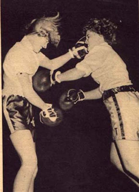 1954 First Nationally Televised Female Fight Barbara Buttrick Vs