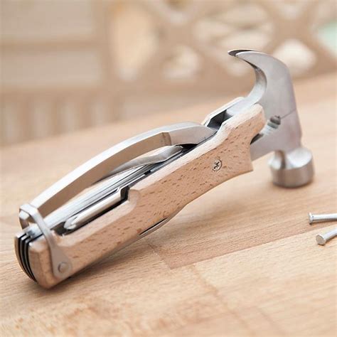 Kikkerland Wood Hammer Multi Tool The Container Store