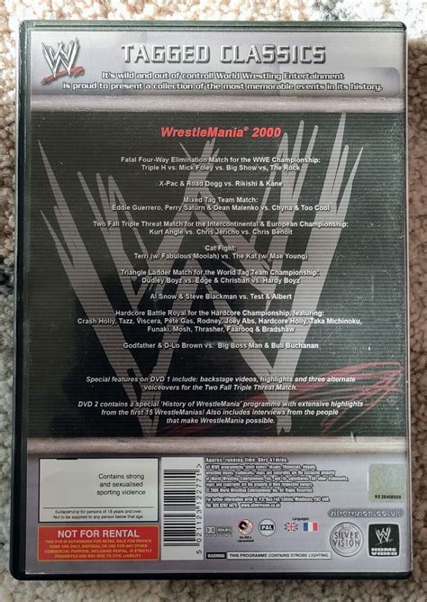 Wwe Wrestlemania Tagged Classics Dvd Set Wwf Wrestling Ebay