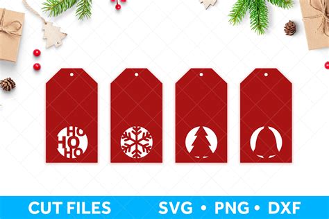 Christmas T Tag Svg Bundle Christmas Svg Files 1109079 Cut