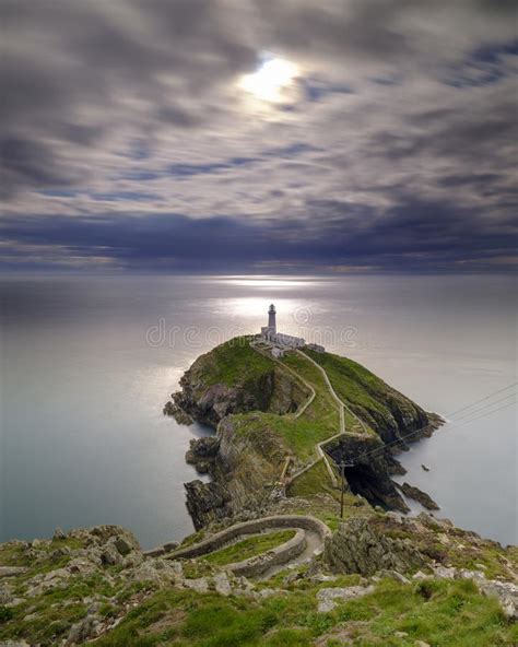 South Stack Lighthouse On Anglesey Wales Uk Stock Image Image Of