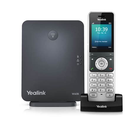 Yealink W60p Wireless Sip Handset Includes Base Station Elite Internet