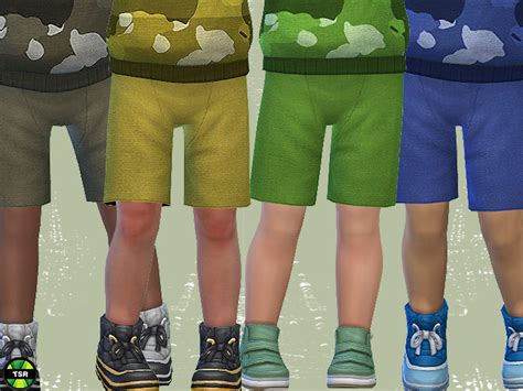 The Sims 4 Elliesimple Beach Denim Shorts Sims 4 Todd