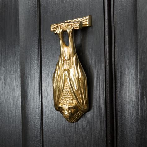 Beautiful bat door knocker, fast delivery, excellent communication! Polished Brass Bat Door Knocker | Black Country Metalworks