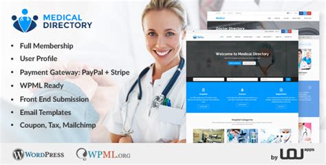 Medical Directory Hospitals And Doctors Listing Theme By Directorythemes