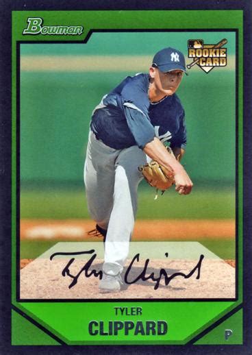 2007 Bowman Draft Picks And Prospects Bdp41 Tyler Clippard Trading