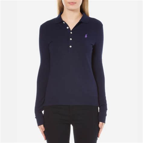 So if you know that a particular style suits from check and gingham patterns to plain or stripy shirts, they all come with the recognisable polo ralph lauren logo on the front and are available in. Polo Ralph Lauren Women's Long Sleeve Julie Polo Shirt ...