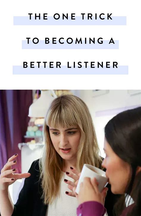 Being A Better Listener Is As Easy As This Conversation Trick Good Listener Get Healthy Best