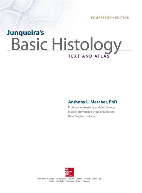 Junqueiras Basic Histology 14e Free Download Borrow And Streaming