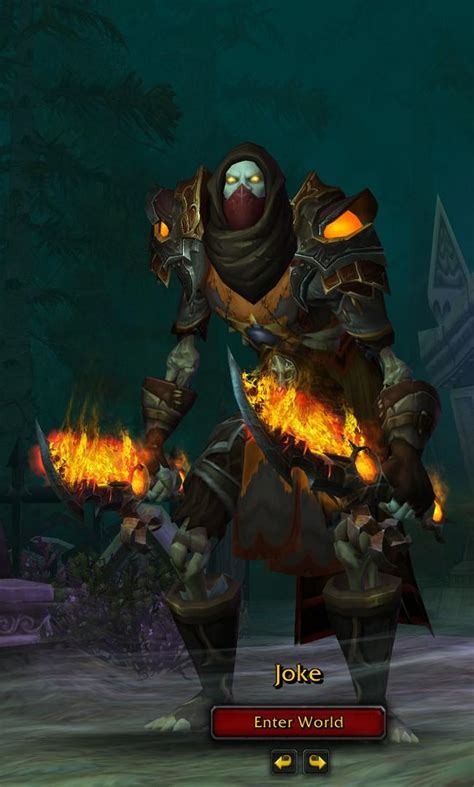 Rogue Awesome Fire Transmog Rtransmogrification