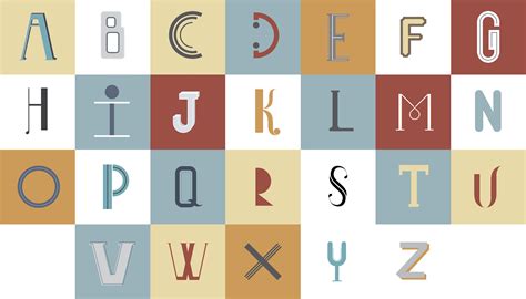 Generally speaking, every english word should have at least one of these letters. The English alphabet typography illustration - Download ...