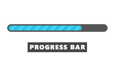 A Animated Progress Bar That Features Rounded Corners Gambaran