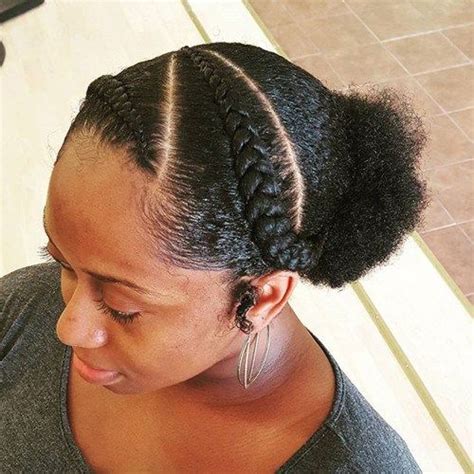 Cute, two strand twist natural hairstyle. Braids on 4c hair