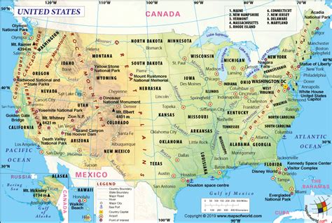 Clickable Map Of Usa Explore The Us Map With The States Name Labeled