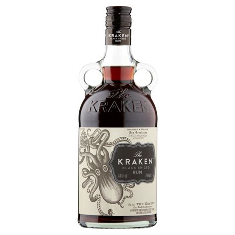 Personally, i think kraken spiced rum is the absolute best rum to use (no i'm not getting paid to say slowly pour the spiced rum over the back of a spoon. Morrisons: Kraken Black Spiced Rum 70cl(Product Information)