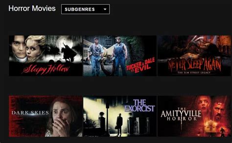 I was trying to find some good lovecraftian style movies on netflix. Halloween: All Horror Movies on TV and Netflix in October 2016