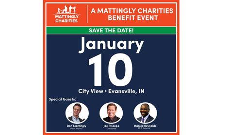Save The Date January 10 2019 — Mattingly Charities