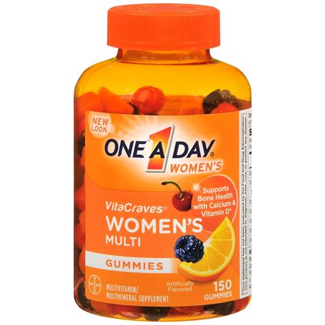 One A Day Vitacraves Womens Multi Gummies 150 Ea Usa Central