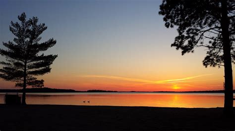 Sunset On Upper Whitefish Lake Jenni Konrad Flickr
