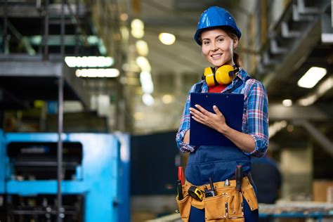 Young Woman Working At Factory Complete Controller