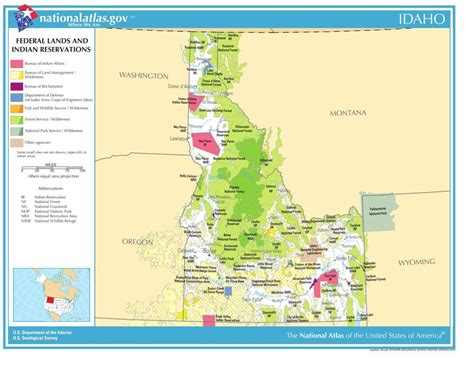 Federal Land Ownership In Idaho