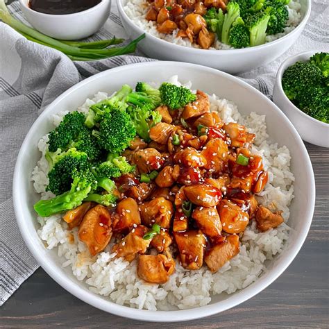 Teriyaki Chicken Rice Bowl Amazing Recipe Modernmealmakeover