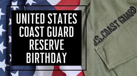Us Coast Guard Reserve Birthday