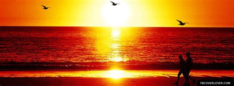 Beautiful Beach Sunset Facebook Cover