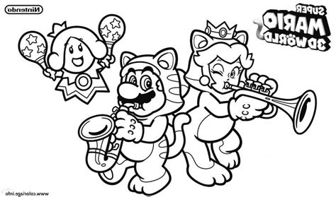 Super Mario 3d World Coloring Coloring Pages