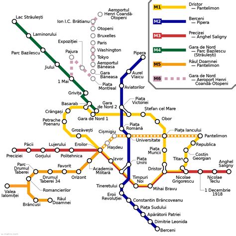 Bucharest Metro Metro Maps Lines Routes Schedules
