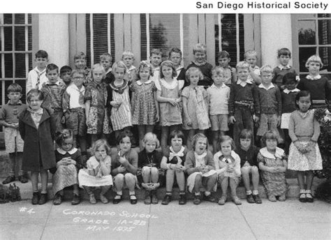 Coronado Schools Grade 1a 2b Class Photograph — Calisphere
