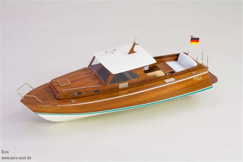 Cabin cruiser boat, ready for use in cgi applications. Aero-Naut Diva Radio Control Cabin Cruiser Boat Wooden Kit