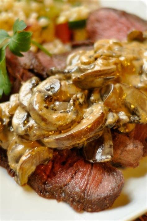 It's flavored with a simple seasoning, cooked for about 8 minutes, and the final result is a mouthwateringly juicy dish that easily feeds a crowd. Flat Iron Steak with Mushroom Sauce | Recipe | Flat iron ...