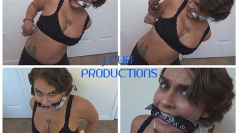 Olivia On Her Knees Handcuffed Ankle Cuffed And Cleave Gagged Full Clip J Cuff Productions