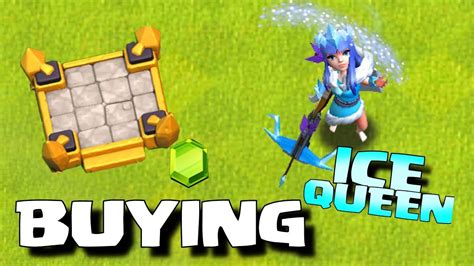 Buying New Ice Queen Clash Of Clans Update Youtube