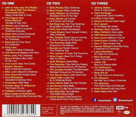 Now Thats What I Call Christmas 2012 Various Artists Audio Music Cd Tracks New 5099923279629 Ebay